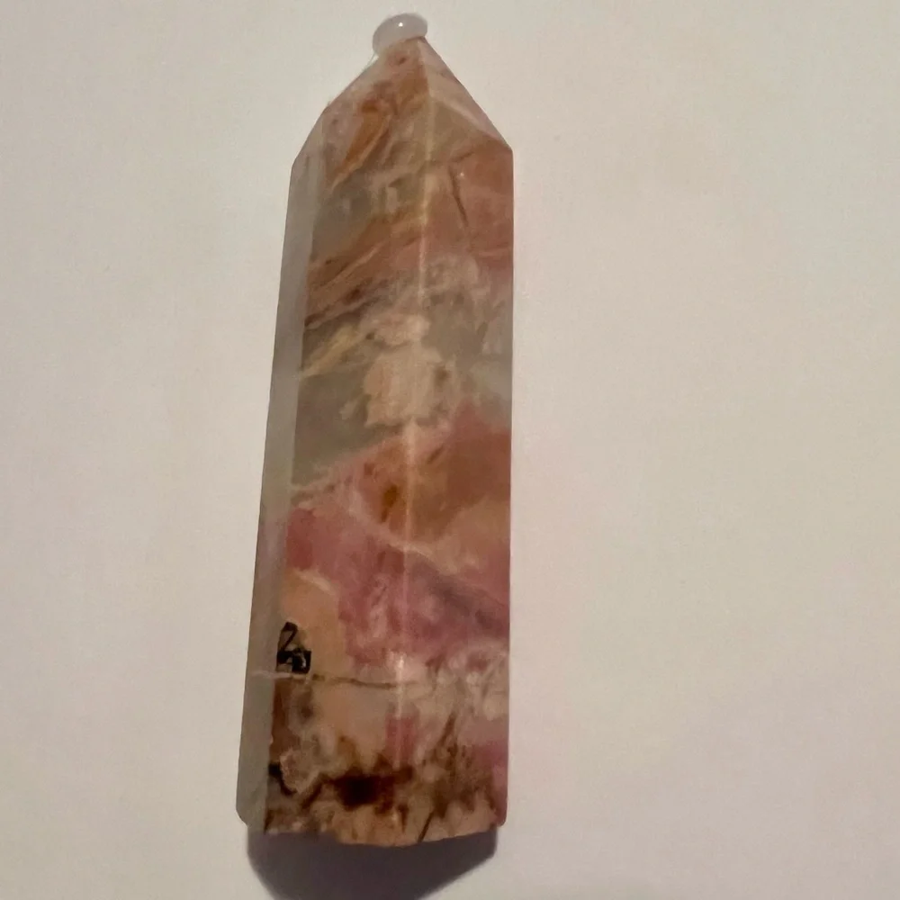 3” Rhodonite Crystal Tower - Picture 4 of 5